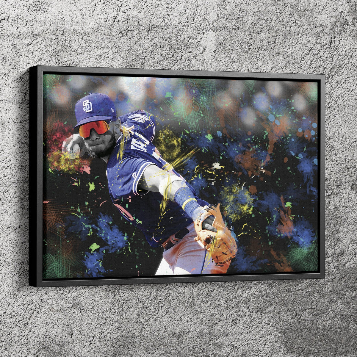 Fernando Tatis Jr San Diego Padres Canvas Frame Kids Wall 