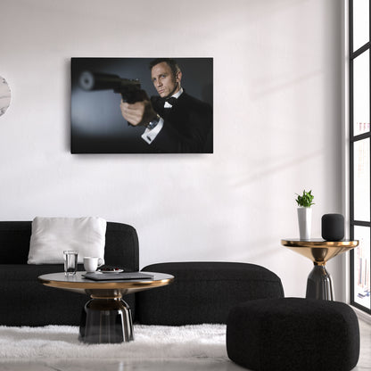 James Bond Daniel Craig Canvas Wall Art – The Modern James Bond Poster