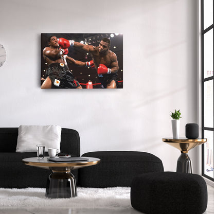 Mike Tyson Boxing Canvas Wall Art – Legendary Fighter Decor