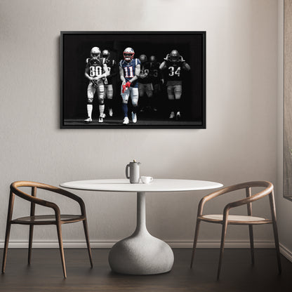 Julian Edelman New England Patriots Canvas Wall Art – NFL Hero Decor