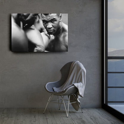 Mike Tyson Training Poster – Boxing Canvas Art Wall Decor