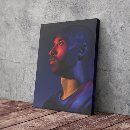 Kobe Bryant Canvas Wall Art – Tribute to a Basketball Legend