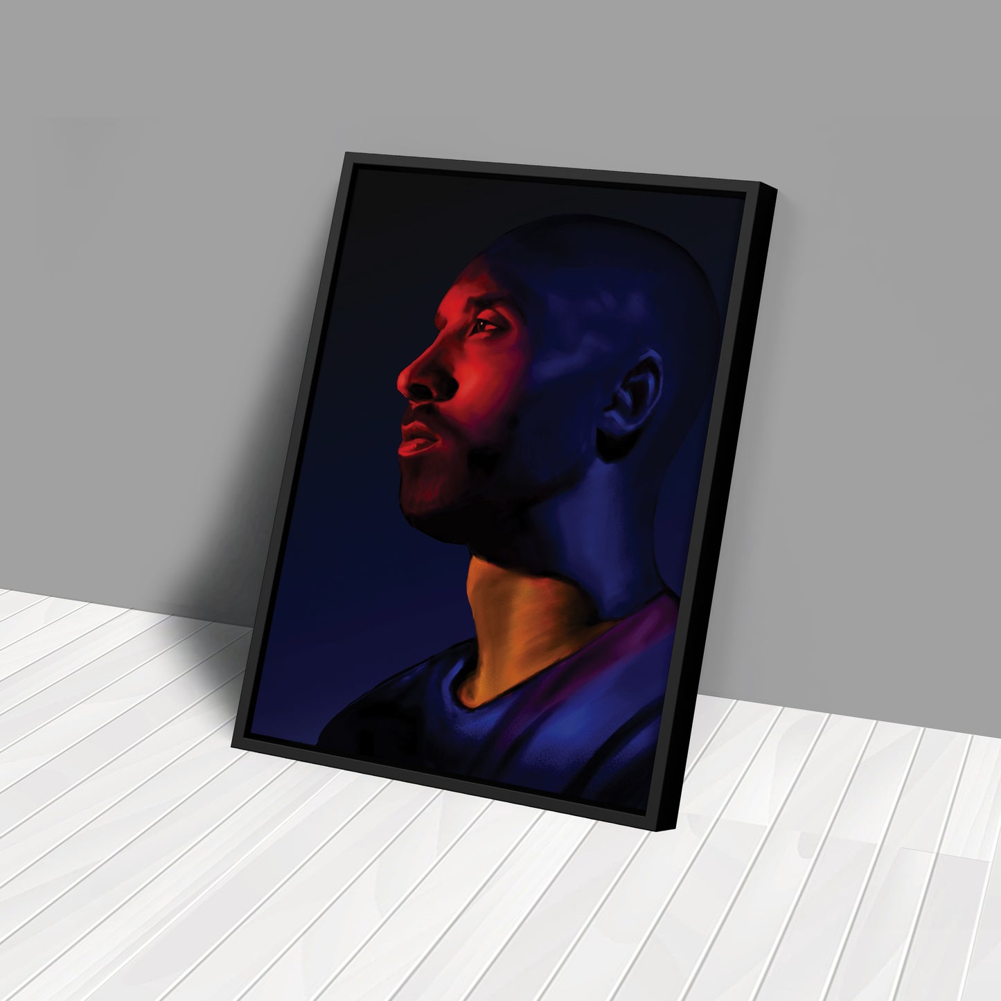 Kobe Bryant Canvas Wall Art – Tribute to a Basketball Legend