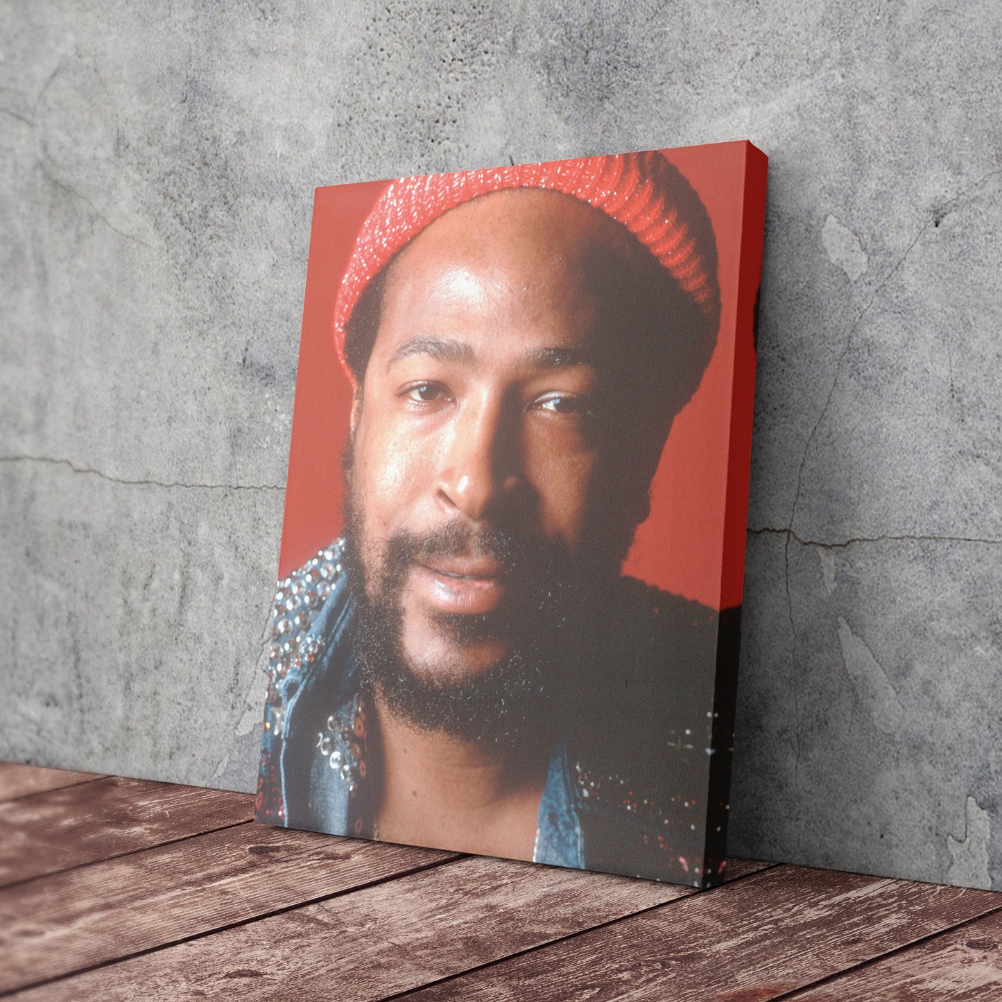 Marvin Gaye Soul Singer Canvas Art – Music Icon Home Decor