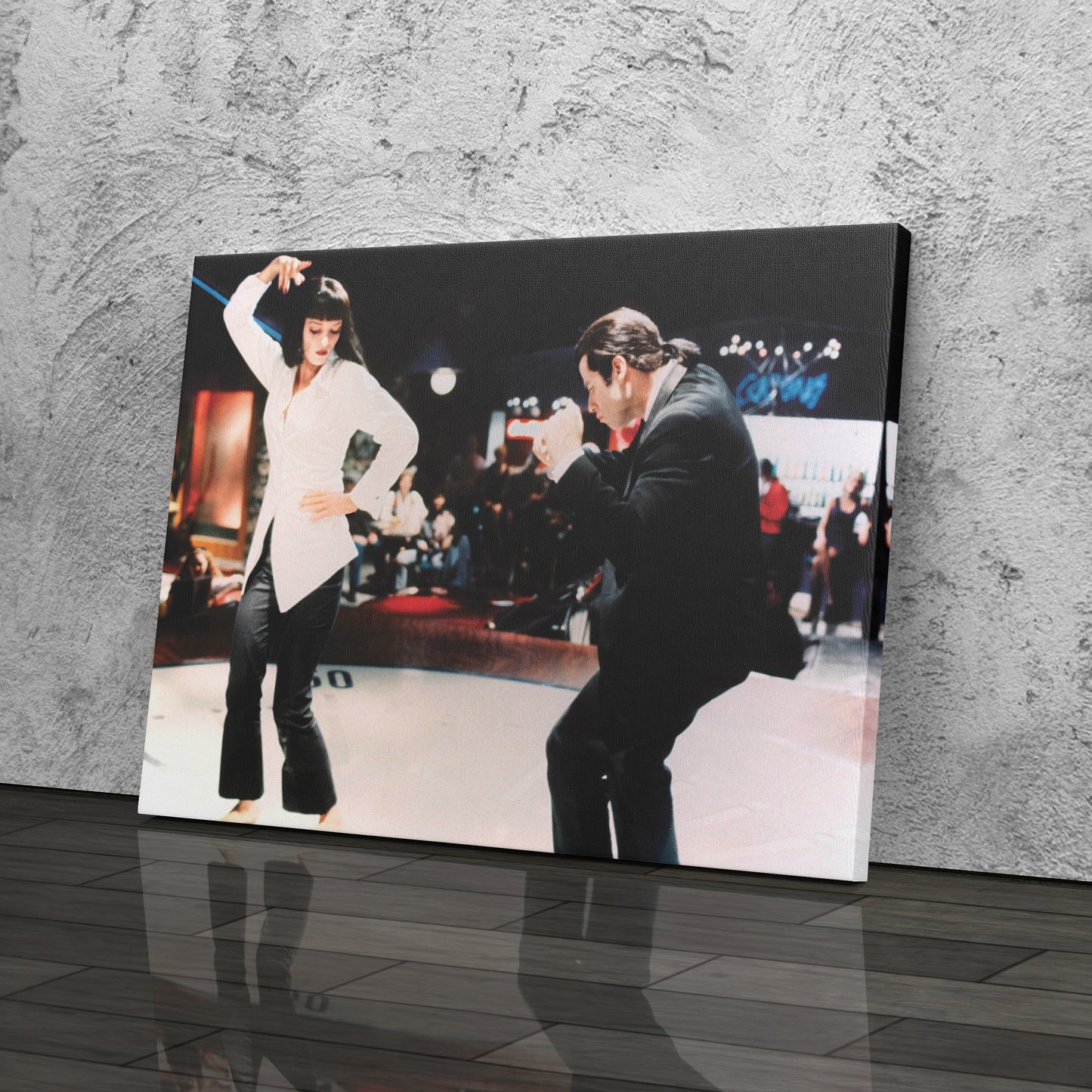 Pulp Fiction Dance Twist Canvas Wall Art – Timeless Movie Moment Decor