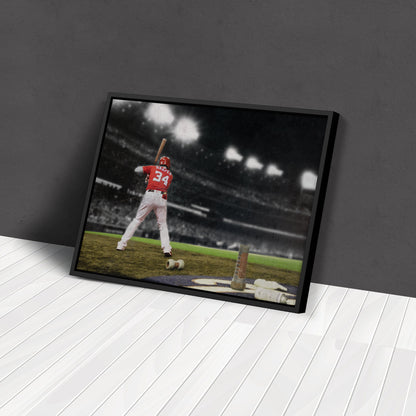 Bryce Harper Philadelphia Phillies Canvas Wall Art – Baseball Player Poster