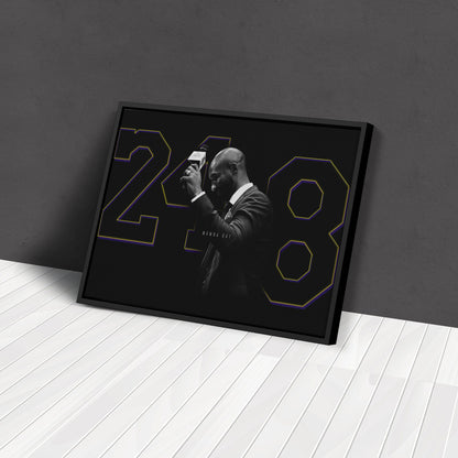 Mamba Out – 248- Legend – Kobe Bryant Canvas Art – A Basketball Legacy