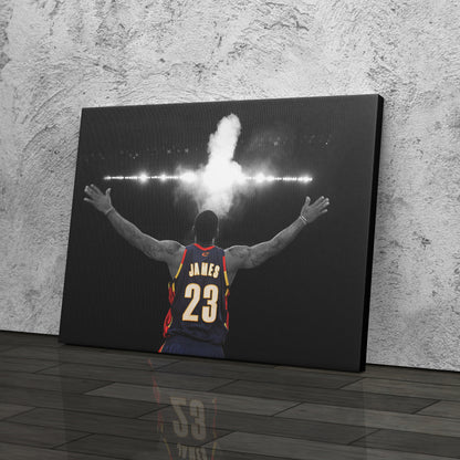 LeBron James Cleveland Cavaliers Canvas Wall Art – King’s Court Decor