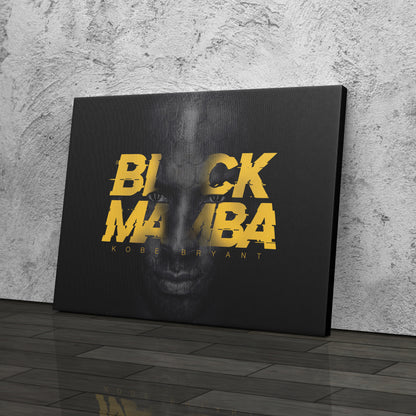 Kobe Bryant Black Mamba Forever Canvas Wall Art – Timeless Basketball Icon