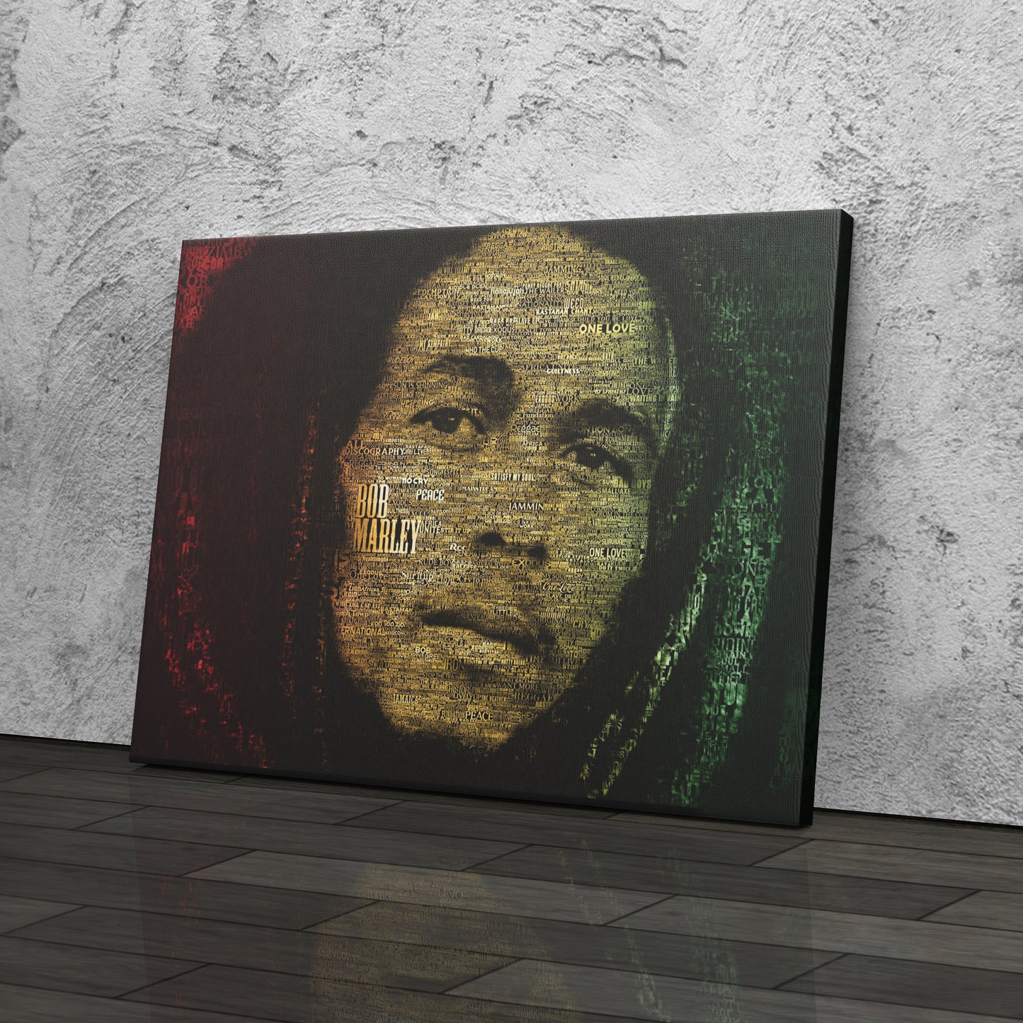 Bob Marley Canvas Wall Art – Music Legend Home Decor Print