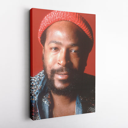 Marvin Gaye Soul Singer Canvas Art – Music Icon Home Decor