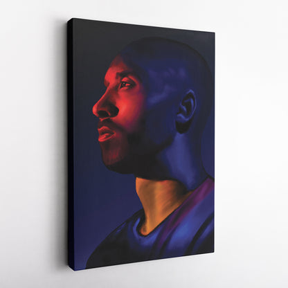 Kobe Bryant Canvas Wall Art – Tribute to a Basketball Legend