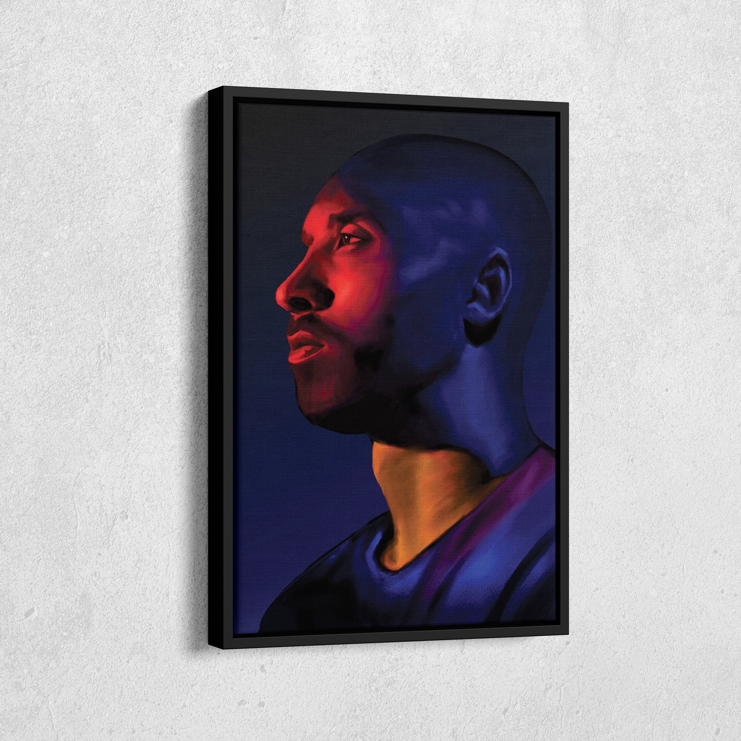 Kobe Bryant Canvas Wall Art – Tribute to a Basketball Legend