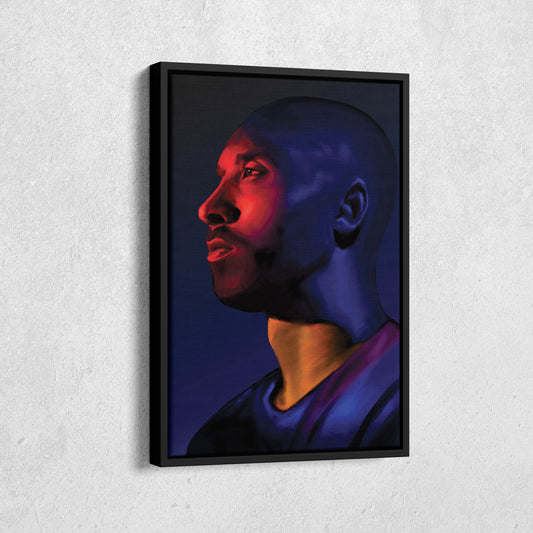 Kobe Bryant Canvas Wall Art – Tribute to a Basketball Legend