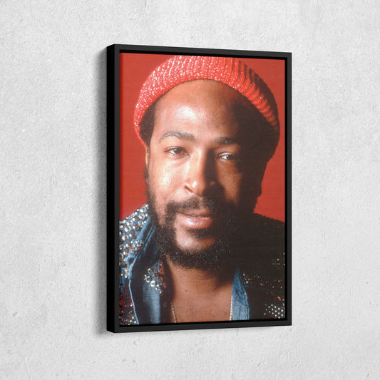 Marvin Gaye Soul Singer Canvas Art – Music Icon Home Decor