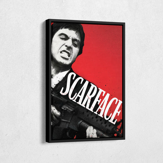 Scarface Movie Canvas Wall Art – Iconic Gangster Film Decor