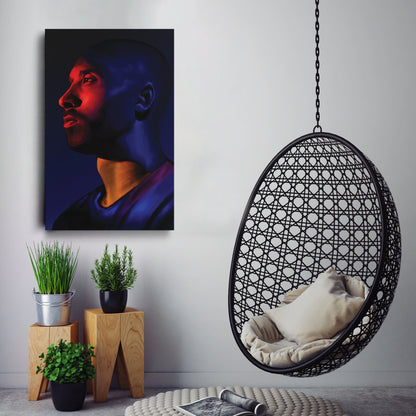 Kobe Bryant Canvas Wall Art – Tribute to a Basketball Legend