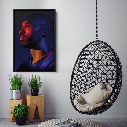 Kobe Bryant Canvas Wall Art – Tribute to a Basketball Legend