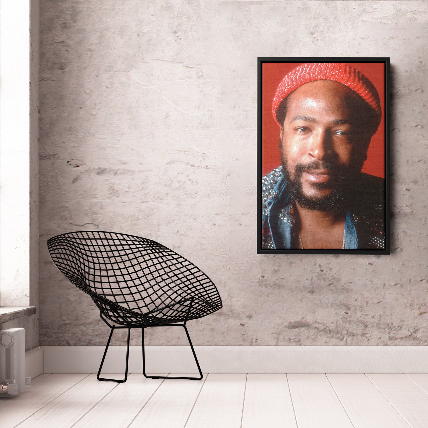 Marvin Gaye Soul Singer Canvas Art – Music Icon Home Decor