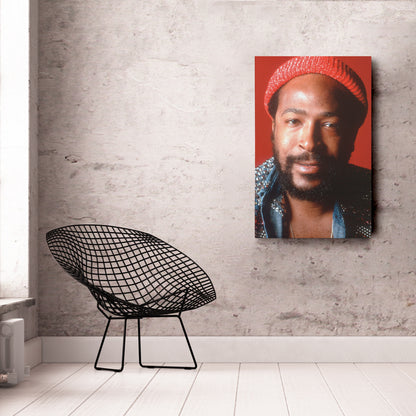 Marvin Gaye Soul Singer Canvas Art – Music Icon Home Decor