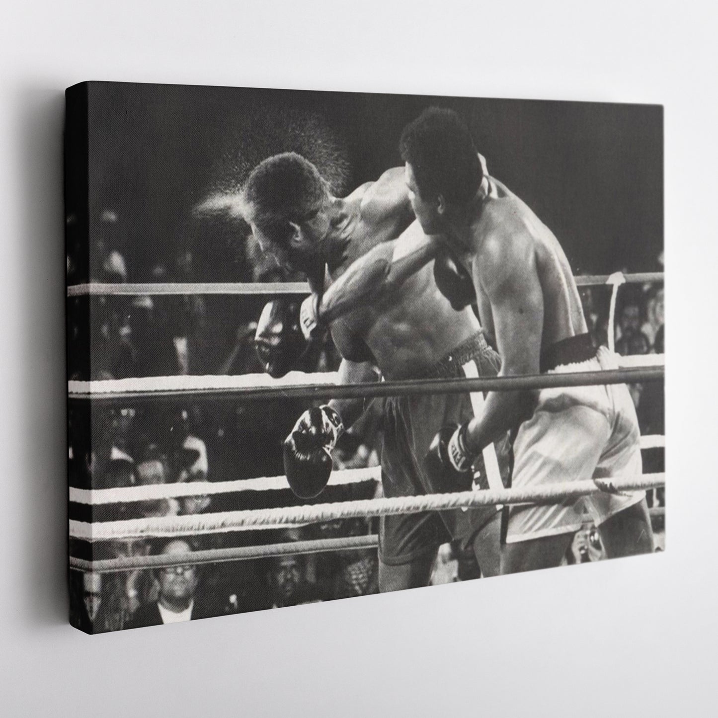 Muhammad Ali vs Joe Frazier Canvas Wall Art – Boxing Legends Decor