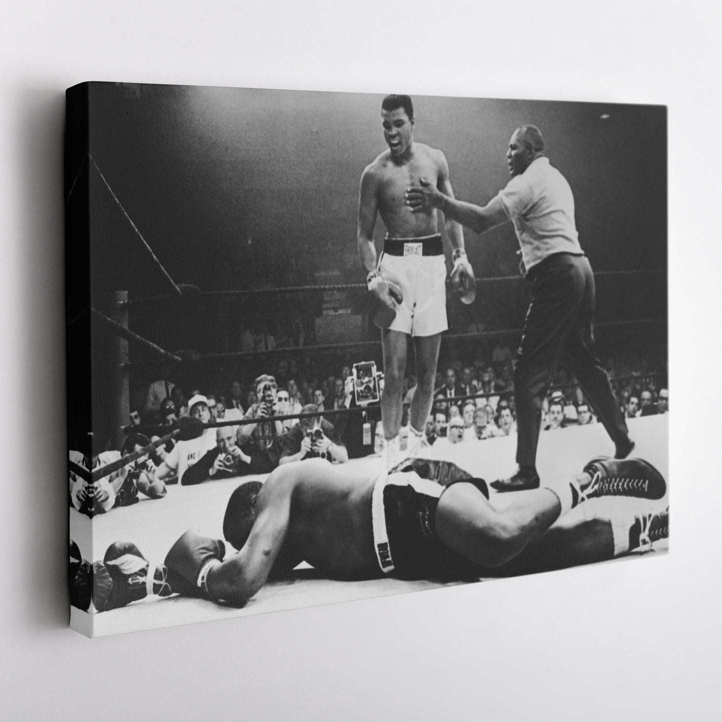 Muhammad Ali Knockout Canvas Wall Art – Boxing Champion Decor