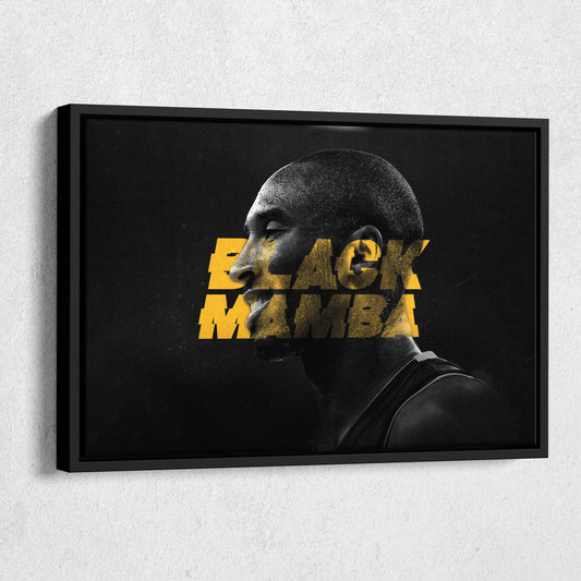 Kobe Bryant Mamba Forever Canvas Wall Art – Forever a Legend