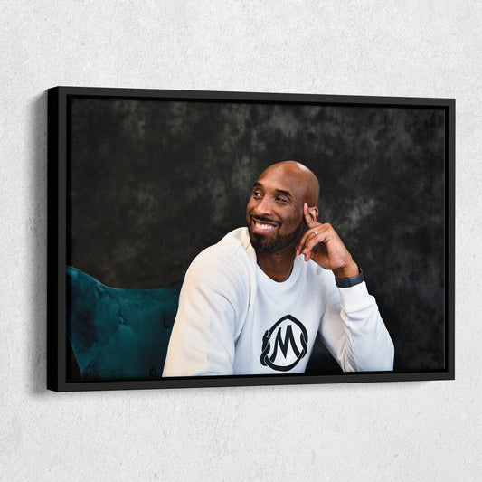 Black Mamba Kobe Bryant Basketball Canvas Wall Art – NBA Decor