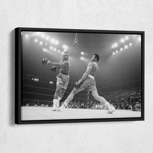 Muhammad Ali Boxing Knockout Canvas Art – Legendary Sports Fans Decor