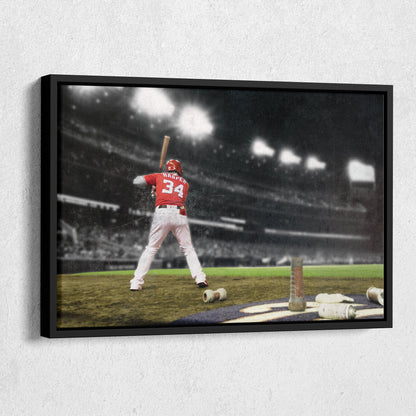 Bryce Harper Philadelphia Phillies Canvas Wall Art – Baseball Player Poster