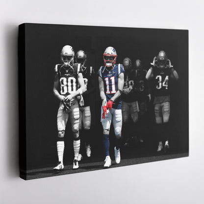 Julian Edelman New England Patriots Canvas Wall Art – NFL Hero Decor