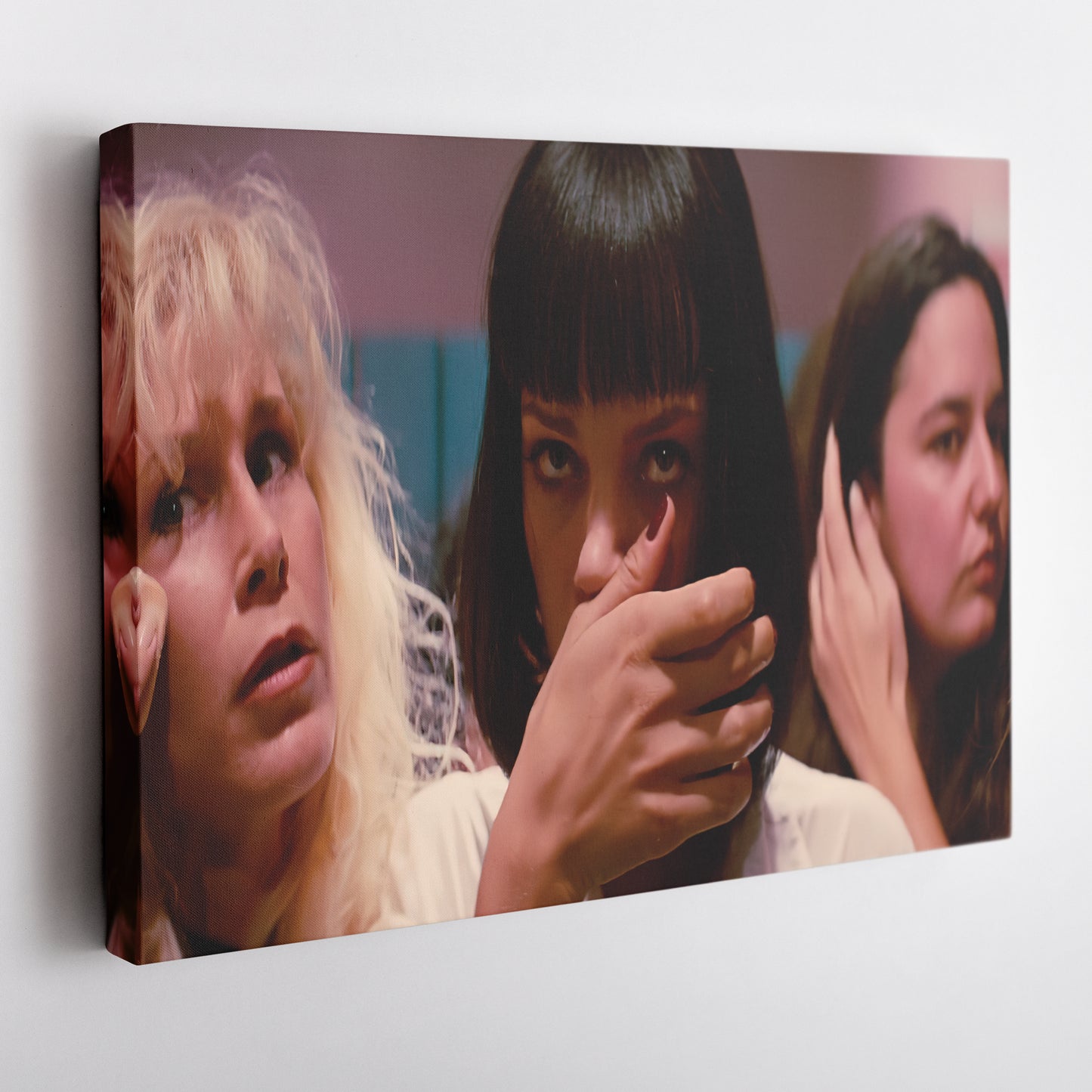 Pulp Fiction Mia Wallace Canvas Wall Art – Cinematic Star Decor