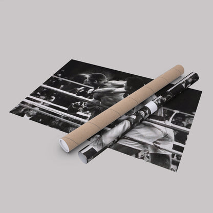 Muhammad Ali vs Joe Frazier Canvas Wall Art – Boxing Legends Decor