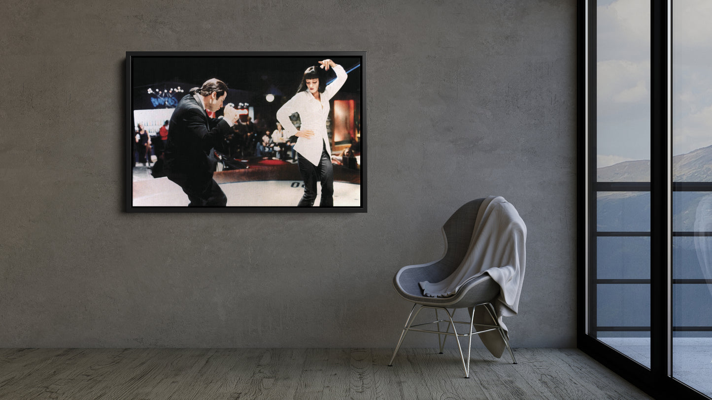 Pulp Fiction Poster Dance Twist Contest Wall Art Canvas Canvas wall art Canvas wall decor Home Decor