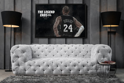 Kobe Braynt - Black Mamba- The Legend Canvas Poster Wall Art Print Home Decor Framed Art