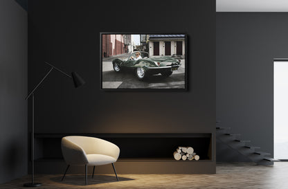 Steve McQueen Poster Jaguar XKSS Wall Art Canvas Canvas wall art Canvas wall decor Home Decor