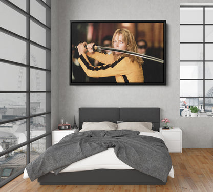 Kill Bill Uma Thurman Poster Canvas Wall Art Home Decor Framed Art