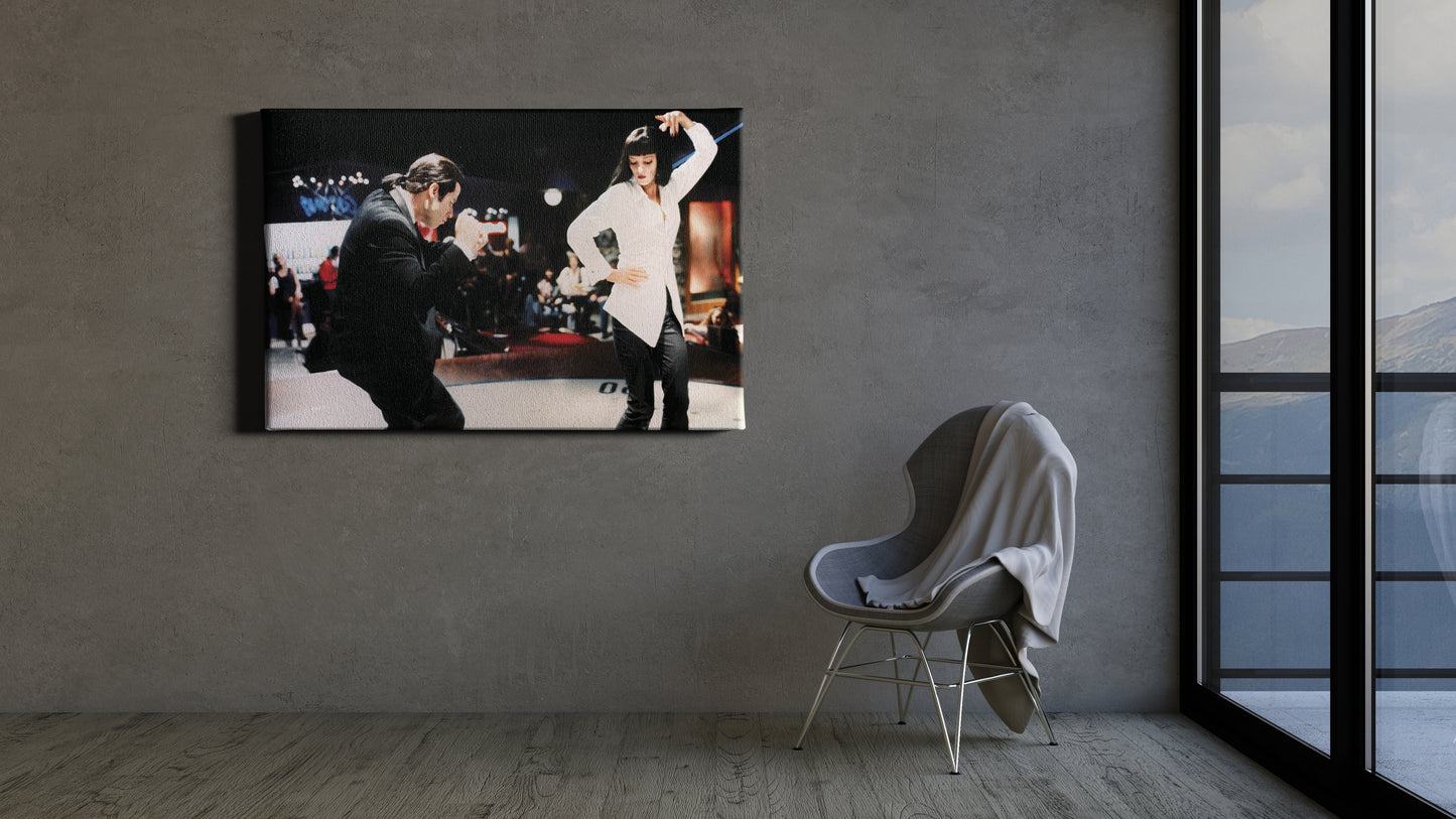 Pulp Fiction Poster Dance Twist Contest Wall Art Canvas Canvas wall art Canvas wall decor Home Decor