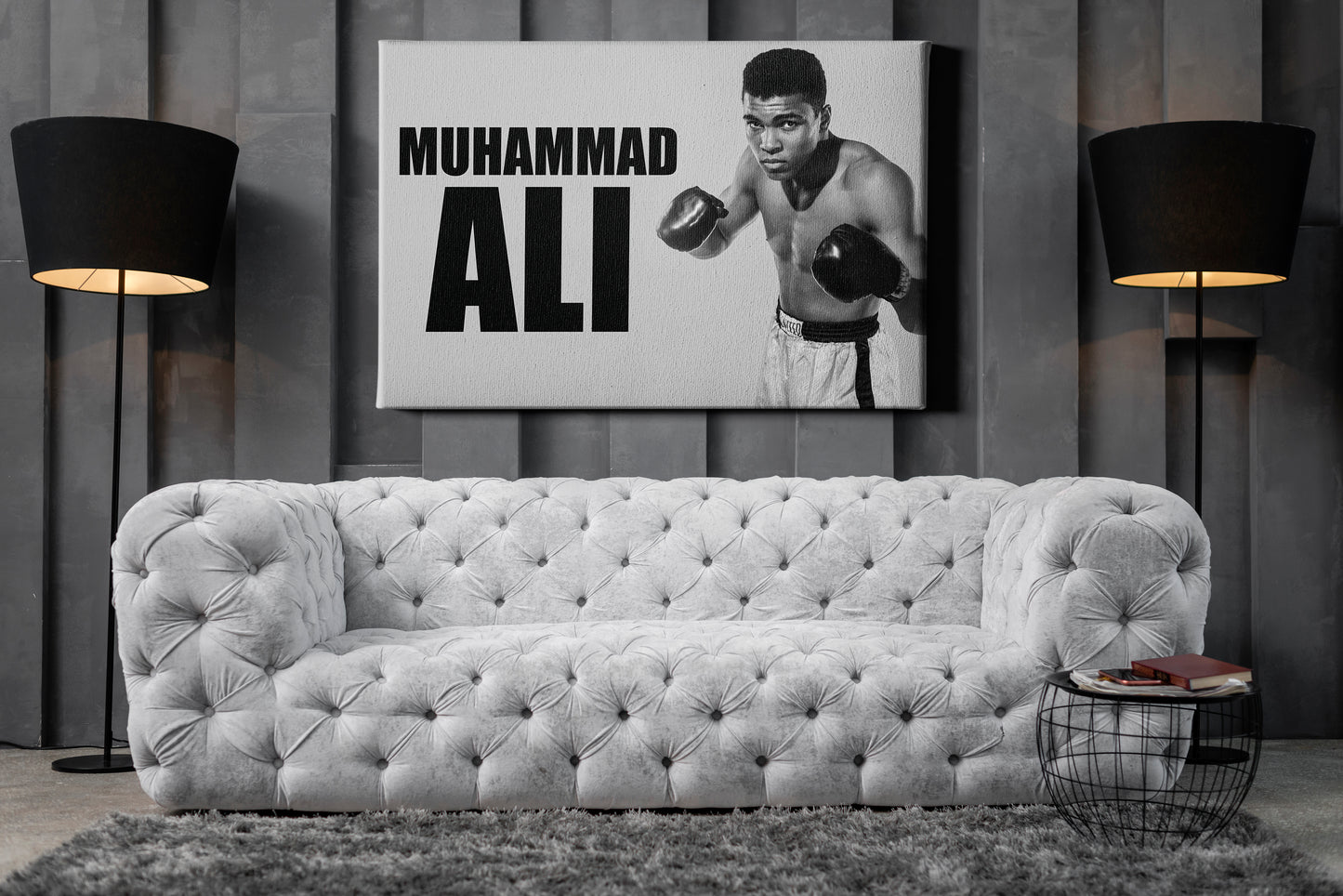 Muhammad Ali Young Poster Boxing Legend Canvas Wall Art Home Decor Framed Art