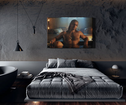 Henry Cavill Geralt Poster The Witcher Bathtub Canvas Wall Art Home Decor Framed Art