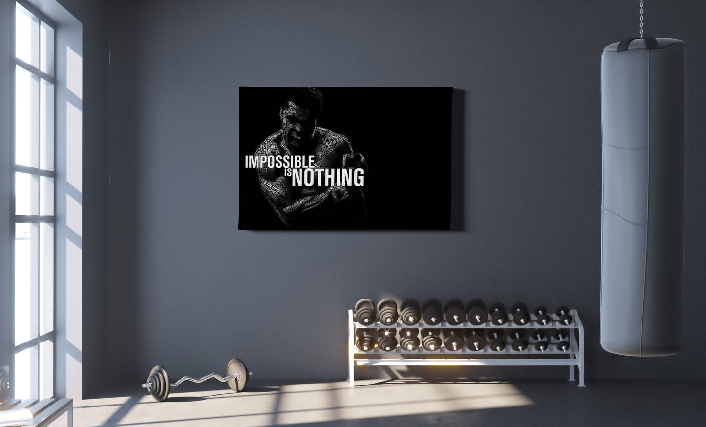 Muhammad Ali Poster Quote Canvas Wall Art Home Decor Framed Art