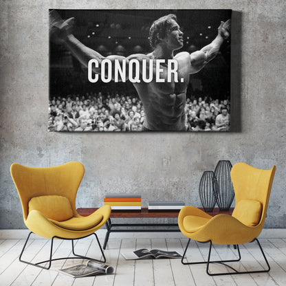 Arnold Schwarzenegger Poster Body Building Canvas Wall Art Home Decor Framed Art