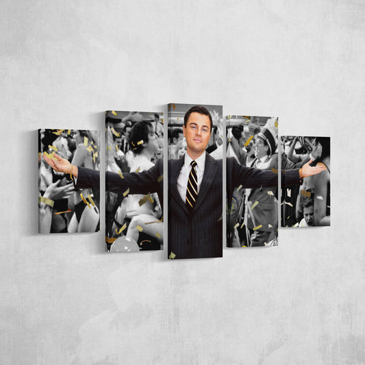 Wolf of Wall Street Leonardo DiCaprio Wall Art Canvas Canvas wall art Canvas wall decor Home Decor