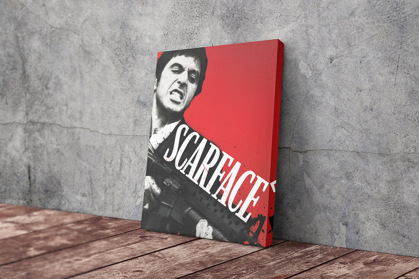 Scarface Movie Poster Canvas Wall Art Home Decor Framed Art