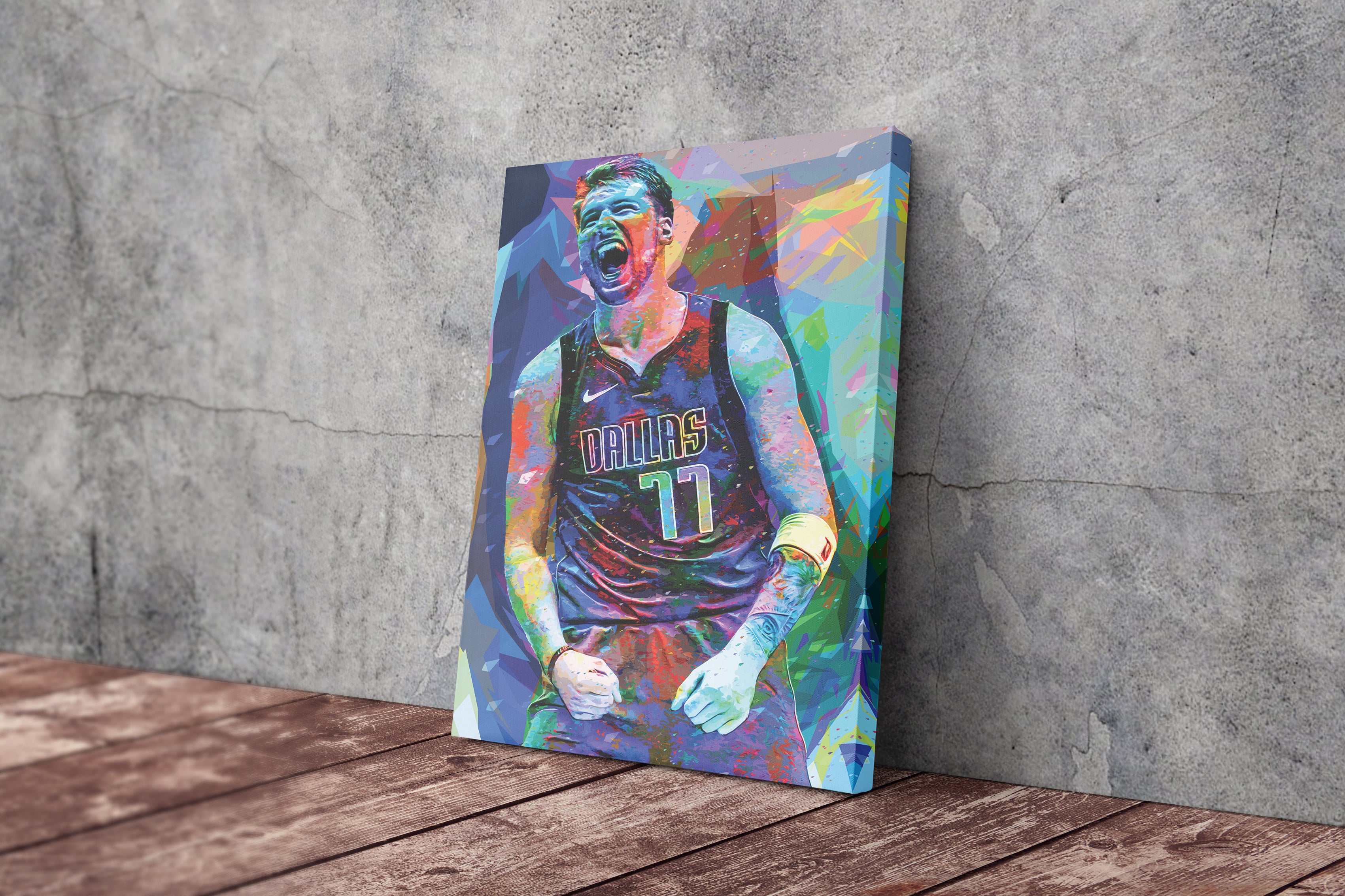 Luka Doncic Dallas Basketball Star Wall Art Home Decor - POSTER 20x30