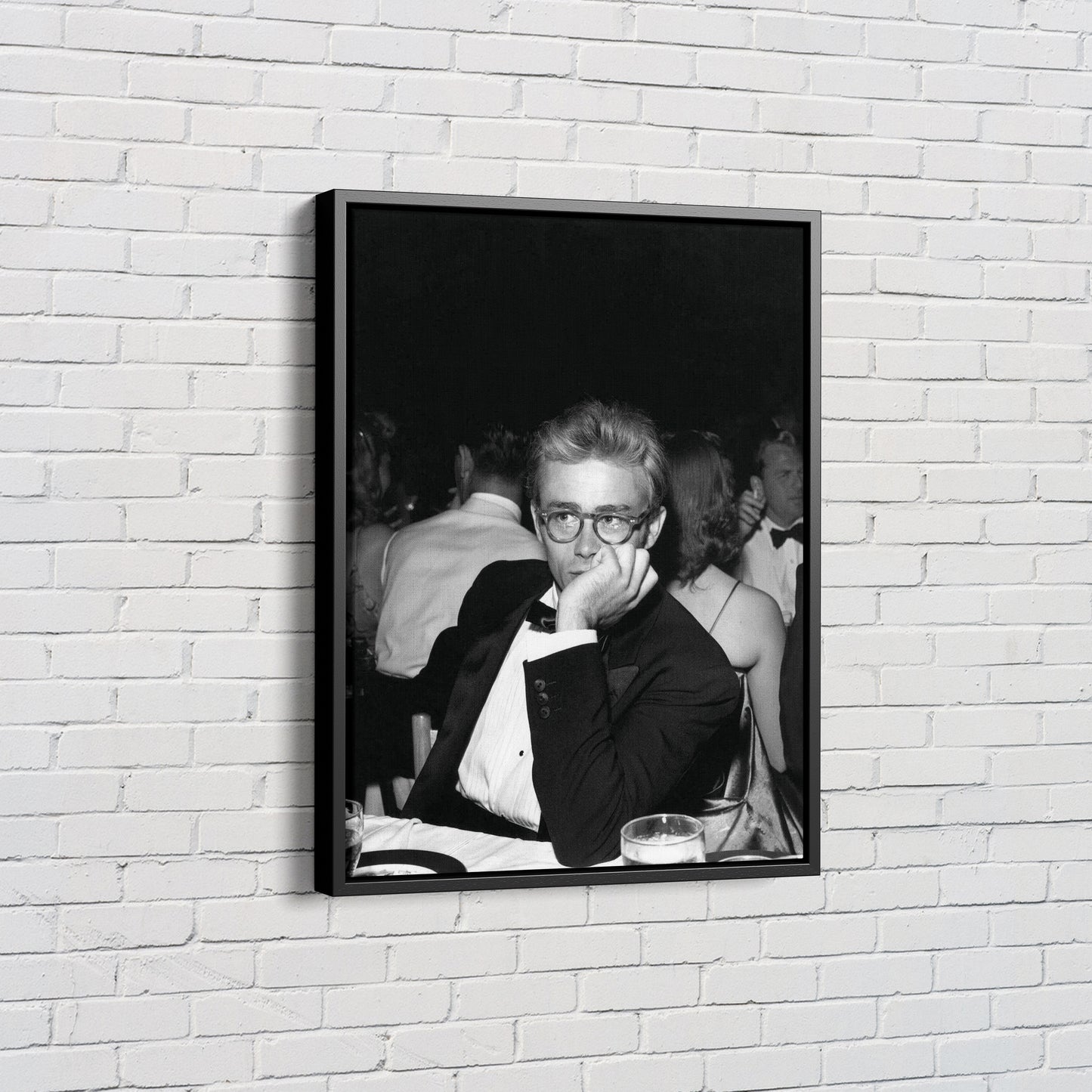 James Dean Poster American Actor Canvas Wall Art Home Decor Framed Art Poster for Home