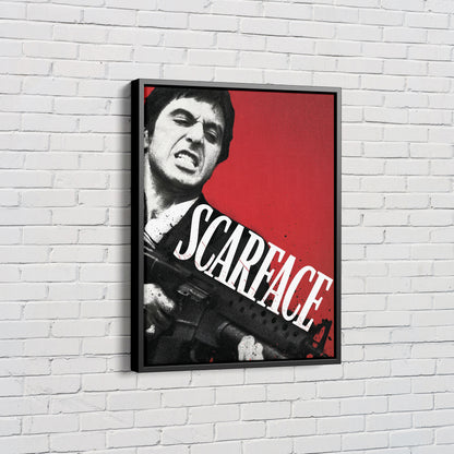 Scarface Movie Poster Canvas Wall Art Home Decor Framed Art