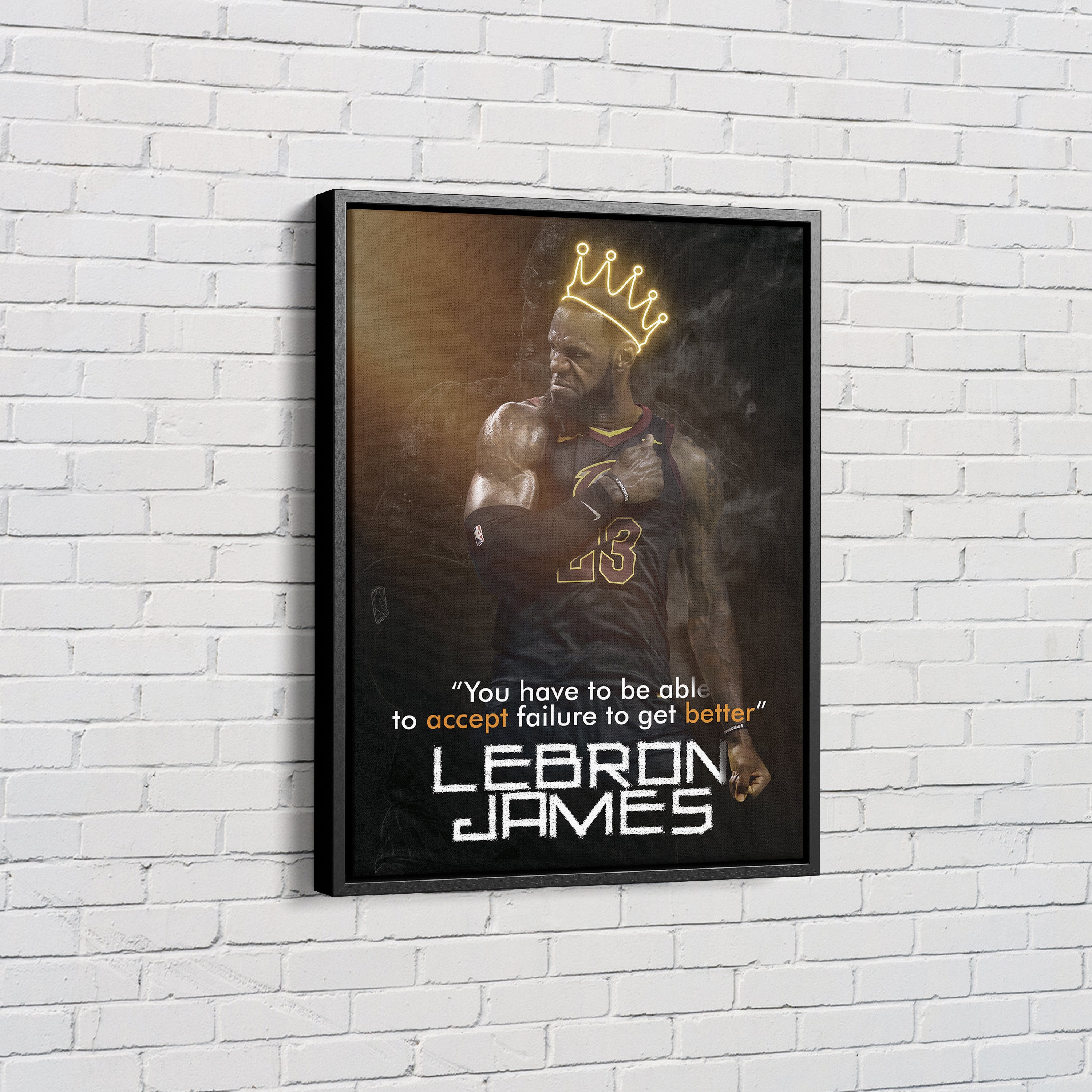 Lebron james quote on sale poster