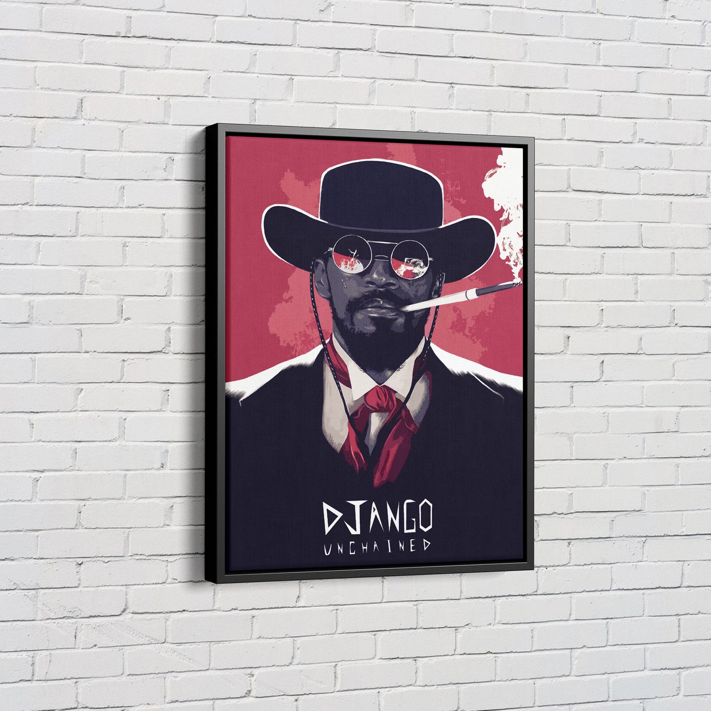 Django Unchained Poster illustration Wall Art Home Decor Hand Made