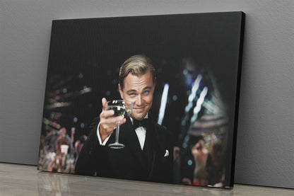 The Great Gatsby Poster Leonardo DiCaprio Movie Wall Art Canvas Canvas wall art Canvas wall decor Home Decor